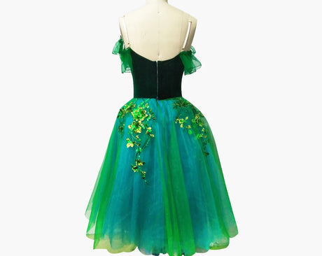 Custom Made High-end Long Tutu Ballet Professional Performance Dance Dress
