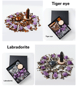 Natural Crystal Gift Sets Amethyst Clear Quartz Rose Quartz Gifts Box