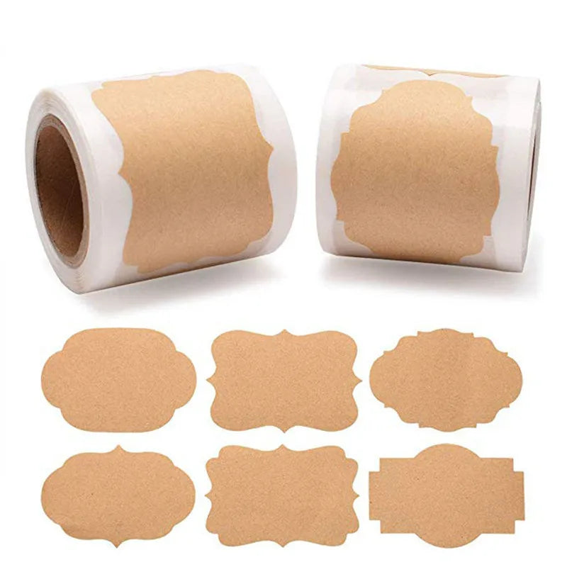 300Pcs/Roll Chalkboard Label Stickers Removable and Waterproof