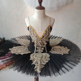 Royal Gold Swan Lake Professional Pancake Ballet Tutu Dress Ballet
