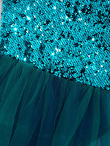 Girls Ballet Gymnastics Figure Ice Skating Sequin Leotard Tutu Dress Performance Dancewear