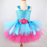 Trolls Tutu Dress Princess Poppy Costume Halloween Dresses