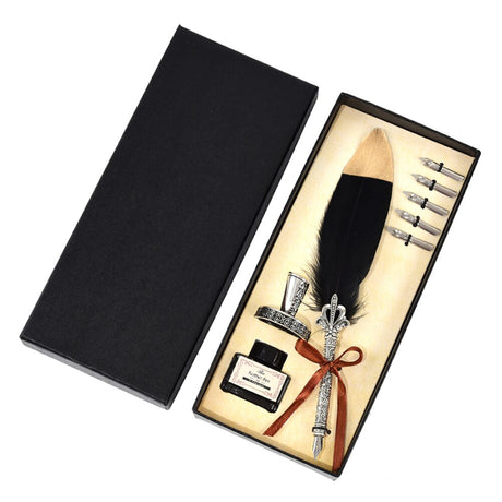 Calligraphy Feather Quill Fountain Pen Set Gift Box