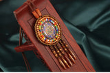 Handmade Beaded Leather Boho Necklaces