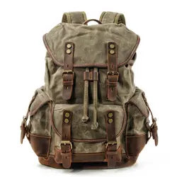 Waterproof Waxed Canvas Rucksack