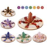 Natural Crystal Gift Sets Amethyst Clear Quartz Rose Quartz Gifts Box