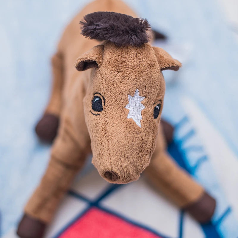 Star Brown Horse Plushie Toy