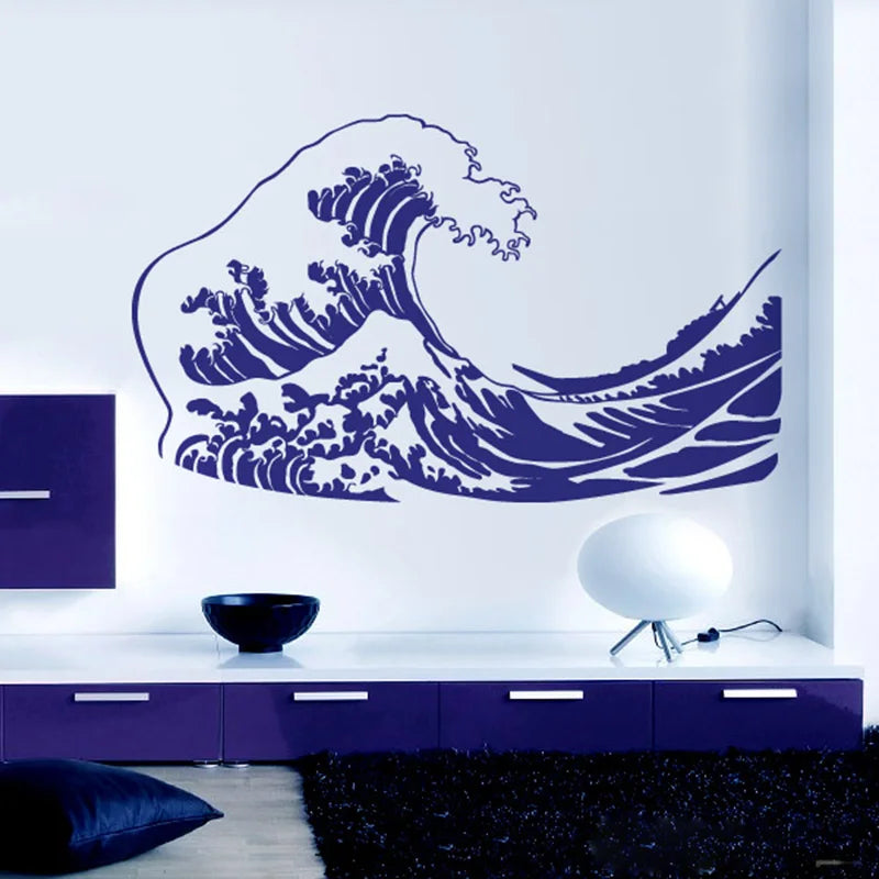 The Great Wave off Kanagawa Wall Decal Sticker