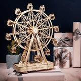 Ferris Wheel Amusement Park Series DIY Wooden Model Kit