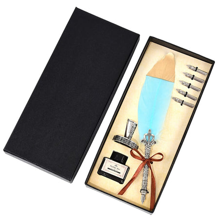 Calligraphy Feather Quill Fountain Pen Set Gift Box