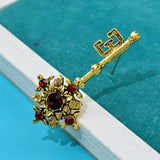 Antique Key Brooch