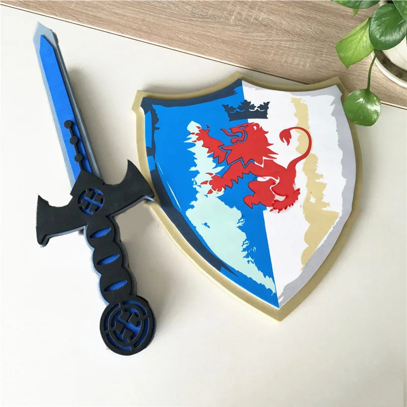 Medieval Sword & Shield Set Soft Children Cosplay