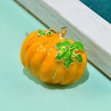 Enamel Pumpkin Brooch