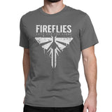 Men's Fireflies Last Of Us T-Shirt Ellie Joel Video Game 100% Cotton