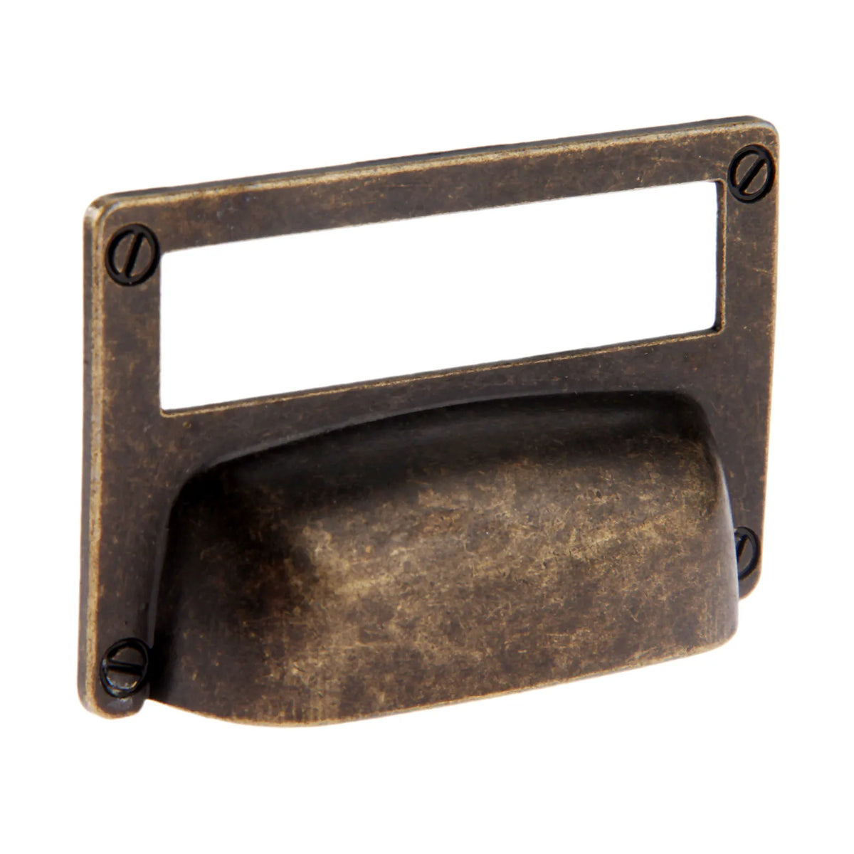 Apothecary Card Holder Label Handles for Furniture