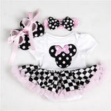 0-2Y 3pcs Girl Baby Superhero Suit Costume Newborn Clothing Sets
