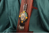 Handmade Beaded Leather Boho Necklaces