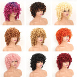 Ringlet Wigs Orange Pink Blonde Cosplay Wigs