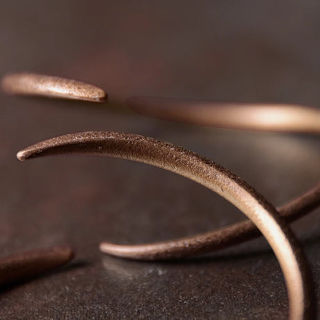 Hand Forged Solid Copper Cuff Bracelet