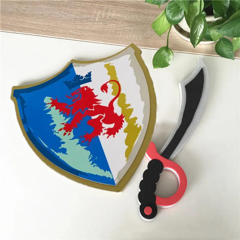 Medieval Sword & Shield Set Soft Children Cosplay