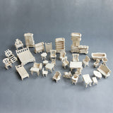 Mayor Woody's Wooden Dollhouse Furniture Set DIY Model Kit