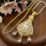 Morrocan Bell Pendant Necklace