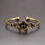 Pure Copper Flower Bangles