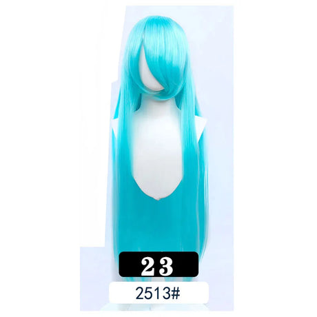 Extra Long Wavy or Straight Wigs with Full Bangs Heat Resistant