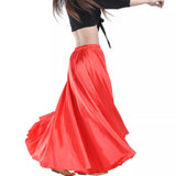 Long Spanish Satin Skirt Dance Costume 14 Colours