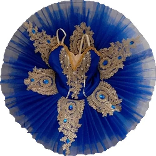 Royal Gold Swan Lake Professional Pancake Ballet Tutu Dress Ballet