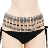 Gypsy Silver Shimmy Belts Belly Dance Hip Jewellery