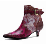 Serafina Rose's Genuine Leather Ankle Boots