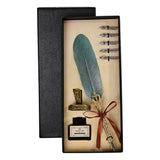 Calligraphy Feather Quill Fountain Pen Set Gift Box