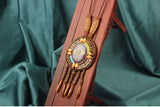 Handmade Beaded Leather Boho Necklaces