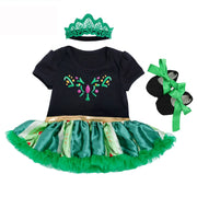 0-2Y 3pcs Girl Baby Superhero Suit Costume Newborn Clothing Sets