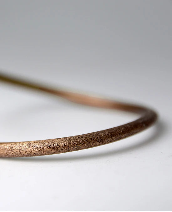 Hand Forged Solid Copper Cuff Bracelet