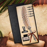 Calligraphy Feather Quill Fountain Pen Set Gift Box