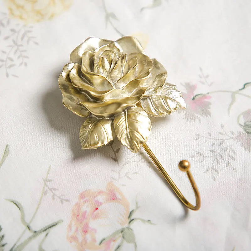 Resin Rose Wall Hook
