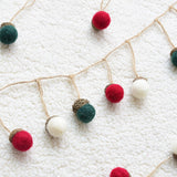 6pcs Acorn Xmas Tree Ornament Wool Felt Pine Cone
