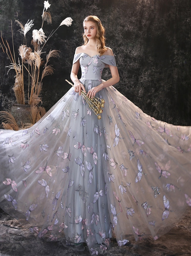 Dragonfly Siren Formal Gown