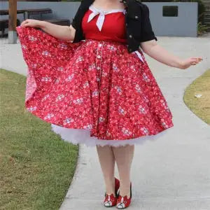 Colourfun Pettiskirts Cosplay Rockabilly Crinoline Underskirt