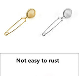 Tea Infuser Ball Stirrer Stainless Steel Mesh Tea Strainer