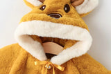 Christmas Deer Plush Baby Jacket