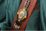 Handmade Beaded Leather Boho Necklaces