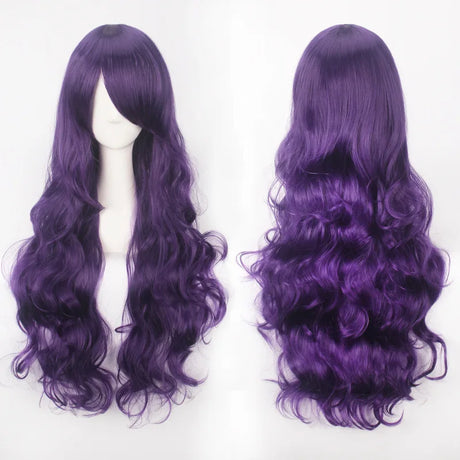 Extra Long Wavy or Straight Wigs with Full Bangs Heat Resistant