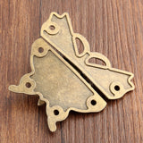 Antique Bronze Butterfly Hasp Latch Wooden Box Clasp Furniture Hardware