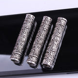 2Pcs Dreadlock Cuffs Braid Beads Beard Tubes