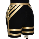 Pearlescent Colours Leg Harness High Waist Garter Belt Cosplay