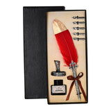 Calligraphy Feather Quill Fountain Pen Set Gift Box