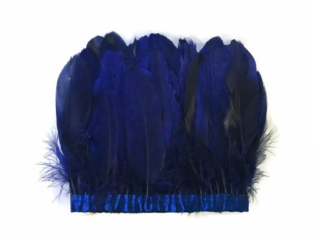 2 Meters Dyed Goose Feather Trims Fringes Ribbons DIY Craft